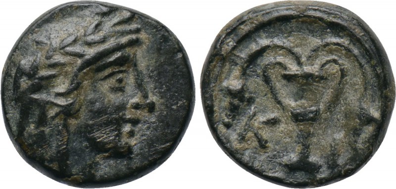 BITHYNIA. Kios. Ae (3rd century BC). 

Obv: Head of Mithras right, wearing a l...