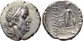 KINGS OF CAPPADOCIA. Ariobarzanes I Philoromaios (96-63 BC). Drachm. Mint A (Eusebeia under Mt. Argaios). Dated RY 30 (66/5 BC). 

Obv: Diademed hea...