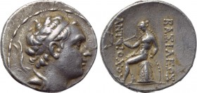 SELEUKID KINGDOM. Antiochos III 'the Great' (222-187 BC). Tetradrachm. Antioch on the Orontes. 

Obv: Diademed head right.
Rev: BAΣIΛEΩΣ / ANTIOXOY...