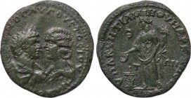 MOESIA INFERIOR. Marcianopolis. Caracalla with Julia Domna (198-217). Pentassarion. Quintillianus, legatus consularis. 

Obv: ANTΩNINOC AVΓOVCTOC IO...