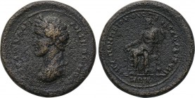 THRACE. Bizya. Antoninus Pius (138-161). Ae. Lucius Pompei. Vopiscus, legatus Augusti pro praetore provinciae Thraciae. 

Obv: [...] AΔPI ANTΩNЄINOC...