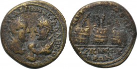 BITHYNIA. Nicomedia. Valerian I and Gallienus with Valerian II (253-260). Ae. 

Obv: AVT OVAΛEPIANOC ΓAΛHNOC OVAΛEPIANOC KAICA CEBBB. 
Laureate, dr...
