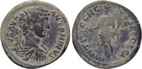 PISIDIA. Antioch. Caracalla (198-217). Ae. 

Obv: ANTONINVS PIVS AVG. 
Laureate, draped and cuirassed bust right.
Rev: ANTIOCH GEN COL CA. 
Geniu...