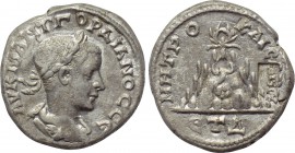 CAPPADOCIA. Caesarea. Gordian III (238-244). Tridrachm. Dated RY 4 (240/1). 

Obv: AV K M ANT ΓOPΔIANOC CЄ. 
Laureate, draped and cuirassed bust ri...