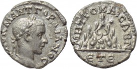 CAPPADOCIA. Caesarea. Gordian III (238-244). Drachm. Dated RY 5 (241/2). 

Obv: AV K M ANT ΓOPΔIANOC. 
Laureate head right.
Rev: MHTPO KAICA BN / ...