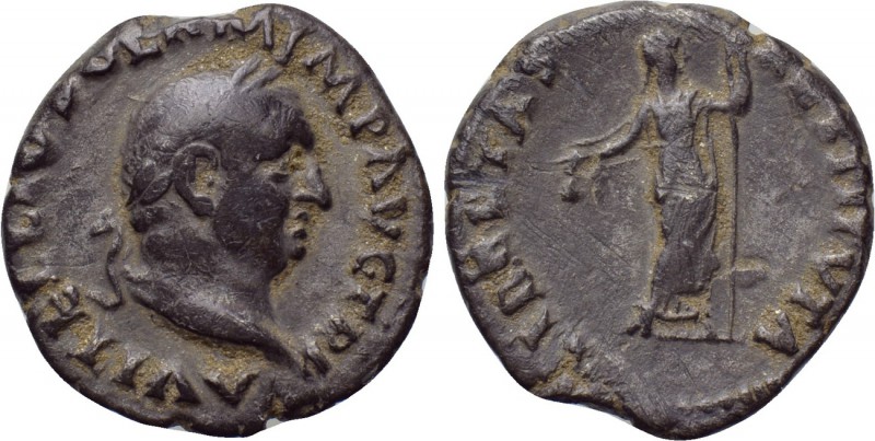 VITELLIUS (69). Denarius. Rome. 

Obv: A VITELLIVS GERM IMP AVG TR P. 
Laurea...