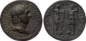 VITELLIUS (69). Ae Medallion "Paduan" of Cavino (1500-1570). 

Obv: A VITELLIVS GERMANICVS IMP AVG P M TR P. 
Laureate and draped bust right.
Rev:...
