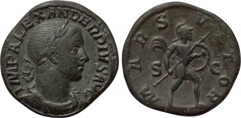 SEVERUS ALEXANDER (222-235). Sestertius. Rome. 

Obv: IMP ALEXANDER PIVS AVG. ...