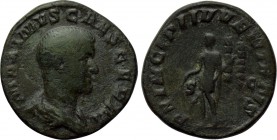 MAXIMUS (Caesar, 235/6-238). Sestertius. Rome. 

Obv: MAXIMINVS CAES GERM. 
Bareheaded and draped bust right.
Rev: PRINCIPI IVVENTVTIS / S - C. 
...