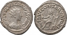 MACRIANUS (Usurper, 260-261). Antoninianus. Samosata. 

Obv: IMP C FVL MACRIANVS P F AVG. 
Radiate and cuirassed bust right.
Rev: IOVI CONSERVATOR...