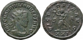 JULIAN OF PANNONIA (Usurper, 285-285). Antoninianus. Siscia. 

Obv: IMP C M AVR IVLIANVS P F AVG. 
Radiate, draped and cuirassed bust right.
Rev: ...