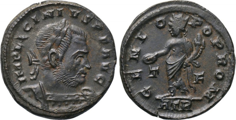 LICINIUS I (308-324). Follis. Treveri. 

Obv: IMP LICINIVS P F AVG. 
Laureate...