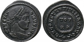 CONSTANTINE I THE GREAT (307/10-337). Follis. Ticinum. 

Obv: CONSTANTINVS AVG. 
Laureate head right.
Rev: D N CONSTANTINI MAX AVG / PT. 
VOT / X...