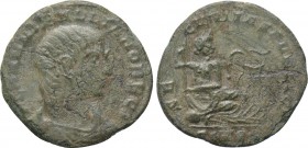 HANNIBALLIANUS (Rex Regum, 335-337). Follis. Constantinople. 

Obv: FL HANNIBALIANO REGI. 
Bareheaded, draped and cuirassed bust right.
Rev: SECVR...