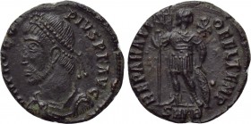 PROCOPIUS (Usurper, 365-366). Ae. Heraclea. 

Obv: D N PROCOPIVS P F AVG. 
Diademed, draped and cuirassed bust left.
Rev: REPARATIO FEL TEMP / SMH...