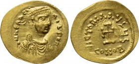 HERACLIUS (610-641). GOLD Tremissis. Constantinople. 

Obv: δ N ҺЄRACLIAS T P P AV. 
Diademed, draped and cuirassed bust right.
Rev: VICTORIA AVGЧ...