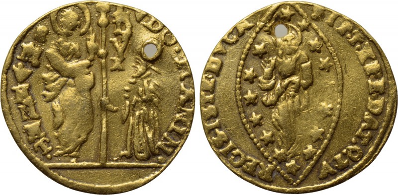 ITALY. Venice. Lodovico Manin (1789-1797). GOLD Zecchino. 

Obv: LVDO MANIN / ...