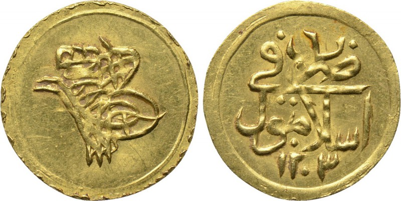 OTTOMAN EMPIRE. Selim III (AH 1203-1222 / AD 1789-1807). GOLD Findiq. Islambul (...
