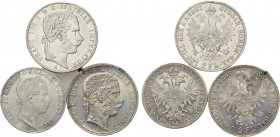 3 Austrian coins. 

Obv: .
Rev: .

. 

Condition: See picture.

Weight: g.
 Diameter: mm.