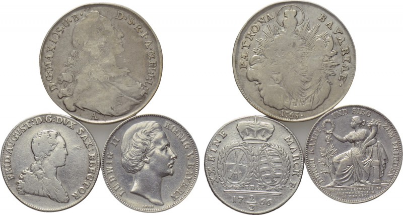 3 German coins. 

Obv: .
Rev: .

. 

Condition: See picture.

Weight: g...