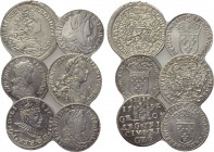 6 modern coins. 

Obv: .
Rev: .

. 

Condition: See picture.

Weight: g.
 Diameter: mm.