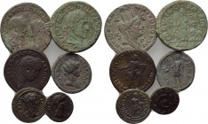 6 Roman provincial coins. 

Obv: .
Rev: .

. 

Condition: See picture.

Weight: g.
 Diameter: mm.
