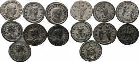 7 antoniniani. 

Obv: .
Rev: .

. 

Condition: See picture.

Weight: g.
 Diameter: mm.