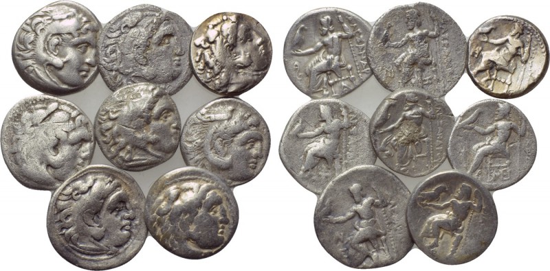 8 drachms of the Macedonian kings. 

Obv: .
Rev: .

. 

Condition: See pi...
