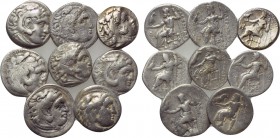 8 drachms of the Macedonian kings. 

Obv: .
Rev: .

. 

Condition: See picture.

Weight: g.
 Diameter: mm.