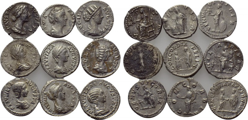 9 denari of the Empresses. 

Obv: .
Rev: .

. 

Condition: See picture.
...