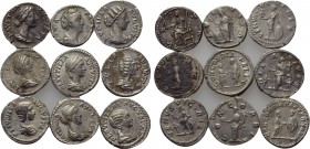 9 denari of the Empresses. 

Obv: .
Rev: .

. 

Condition: See picture.

Weight: g.
 Diameter: mm.