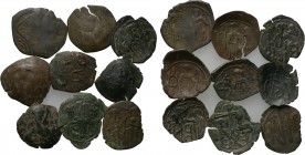 9 Palaelogean coins. 

Obv: .
Rev: .

. 

Condition: See picture.

Weight: g.
 Diameter: mm.