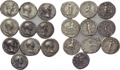 10 denari of Trajan and Marcus Aurelius. 

Obv: .
Rev: .

. 

Condition: See picture.

Weight: g.
 Diameter: mm.