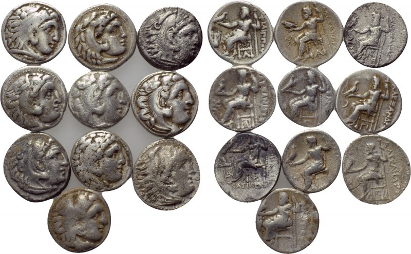 10 drachms of the Macedonian and Thracian kings. 

Obv: .
Rev: .

. 

Con...
