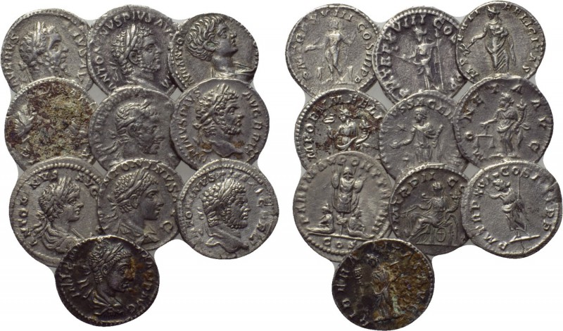 10 Severean denari. 

Obv: .
Rev: .

. 

Condition: See picture.

Weigh...