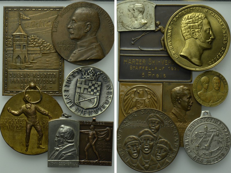 14 Medals. 

Obv: .
Rev: .

. 

Condition: See picture.

Weight: g.
 D...