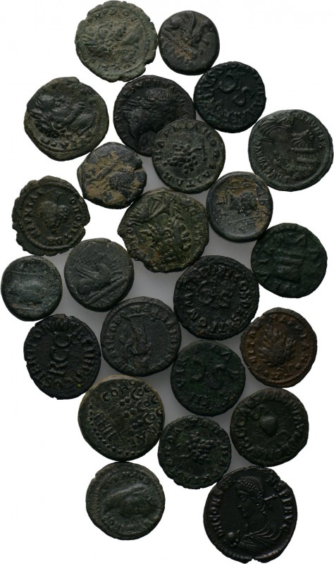 19 ancient coins. 

Obv: .
Rev: .

. 

Condition: See picture.

Weight:...