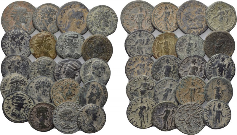 20 Roman provincial coins. 

Obv: .
Rev: .

. 

Condition: See picture.
...