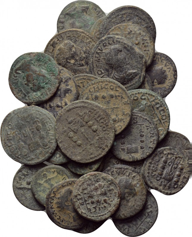 30 Roman provincial coins. 

Obv: .
Rev: .

. 

Condition: See picture.
...