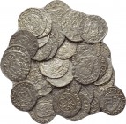 40 Hungarian medieval coins. 

Obv: .
Rev: .

. 

Condition: See picture.

Weight: g.
 Diameter: mm.