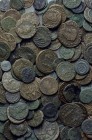 Circa 200 late Roman coins. 

Obv: .
Rev: .

. 

Condition: See picture.

Weight: g.
 Diameter: mm.
