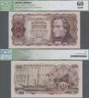 Austria: 500 Schilling 1965, P.139a, almost perfect condition with just a few minor creases in the paper, ICG graded 60 AU/UNC
 [plus 19 % VAT]