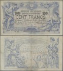 Belgium: Banque Nationale 100 Francs 1896, P.64, extraordinary rare banknote in still great condition with a few repairs at lower margin and tiny tear...
