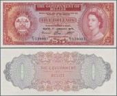 Belize: 5 Dollars January 1st 1976, P.35b, great original shape and perfect UNC condition.
 [plus 19 % VAT]