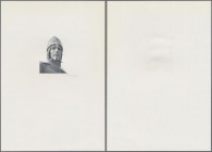 Bohemia & Moravia: Intaglio printed vignette with portrait of Duke Wenzel for the 5000 Korun 1944, like P.17 in UNC condition
 [taxed under margin sy...