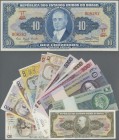 Brazil: Nice lot with 17 banknotes series 1961-1990 starting with 10 Cruzeiros ND(1961) up to 200 Cruzeiros overprint issue ND(1990), P.167a, 176d, 18...