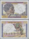 Djibouti: Banque de l'Indo-Chine - Djibouti 10 Francs ND(1962) SPECIMEN, P.19s in UNC condition.
 [taxed under margin system]