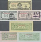 Dominican Republic: Set with 10, 25 and 50 Centavos ND(1961-62) SPECIMEN, P.86s, 88s, 90s, all in UNC condition. (3 pcs.)
 [plus 19 % VAT]