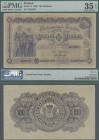 Finland: 100 Markkaa 1898, P.7c, very nice with a few minor spots and vertical fold at center, PMG graded 35 Choice Very Fine EPQ
 [plus 19 % VAT]