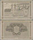 Finland: 1000 Markkaa ND(1931-45) P. 67a, light center fold, staining at upper border on back, no holes or tears, strong crisp paper and original colo...